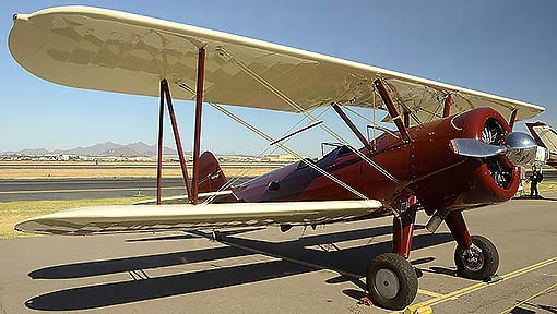 Stearman A75-N1 PT-17 NC67957, Copperstate Fly-in, October 29, 2016